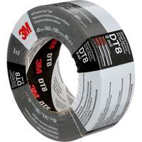 DT8 All-Purpose Duct Tape, 8 mils, Black, 48 mm (2") x 55 m (180') Fastek