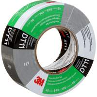 DT11 Heavy-Duty Duct Tape, 11 mils, Silver, 48 mm (2") x 55 m (180') Fastek