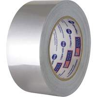 Silver Aluminum Foil Tape, 3 mils Thick, 25.4 mm (1") x 54.86 m (180') PG408 | Fastek