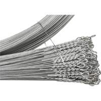 Baling Wire, Galvanized, 13-1/2' L, 13 ga. Fastek