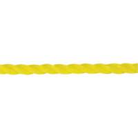 1/4" Braided Yellow Rope, Polypropylene, 1300' Fastek