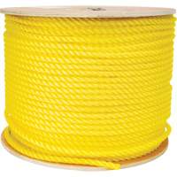 3/8" Braided Yellow Rope, Polypropylene, 630' Fastek