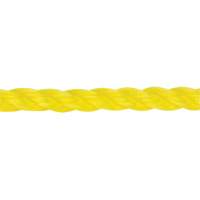 3/8" Braided Yellow Rope, Polypropylene, 630' Fastek