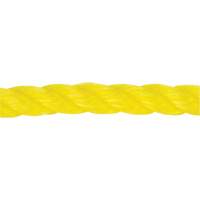 1/2" Braided Yellow Rope, Polypropylene, 335' Fastek