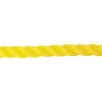 5/8" Braided Yellow Rope, Polypropylene, 200' Fastek