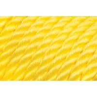 5/8" Braided Yellow Rope, Polypropylene, 200' Fastek