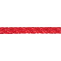 Braided Red Rope, Polypropylene, 500' Fastek