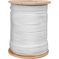 Braided White Rope, Nylon, 250' Fastek