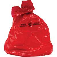 Waste Bags, Bio-Hazard, 38" L x 30" W, 2 mils Fastek