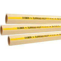 Tuyau pour eau froide ou chaude Flowguard Gold, PVC-C, 20' lo x 0,5" dia. Fastek