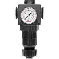 Regulator with Gauge Modulair 400, 3/4" NPTF, 125 PSI Max. PSI, In Line/Modular Fastek