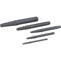 Left Hand Spiral Tapered Flute Extractor Set, 5 Pieces QE205 | Fastek