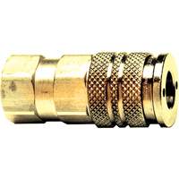 Automatic One-Handed Quick Disconnect, Brass, 1/4" x 3/8" Fastek