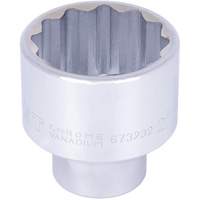 Socket, 2", 3/4" Drive, 12 Points Fastek