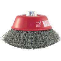 Brosse-boisseau &agrave; fils cr&ecirc;p&eacute;s en acier Fastek