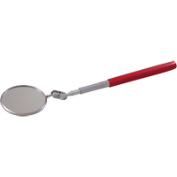 Miroir d'inspection, Circulaire, 2-1/4" lo x 2-1/4" la, T&eacute;lescopique Fastek