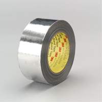 High-Temperature Aluminum Foil/Glass Cloth Tape, 12 mm (1/2") W x 33 m (108') L Fastek
