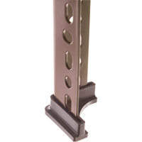 Accessoires pour corni&egrave;res perfor&eacute;es - Pied en plastique (montant simple) Fastek