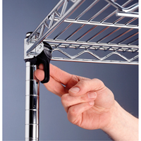 &eacute;tag&egrave;res super ajustables Super Erecta, Ensemble de Ajout, 5 Tablettes, 36" la x 86-5/8" h x 24" p Fastek