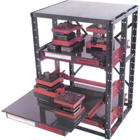 E-Z Glide Roll-Out Shelving - Additional Shelves, Steel, 48" W x 48" D Fastek