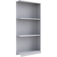 Interlok Shelving Unit, Steel, Boltless, 800 lbs. Capacity, 36" W x 76" H x 24" D Fastek