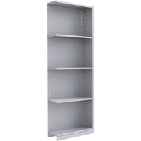 Interlok Shelving Unit, Steel, Boltless, 800 lbs. Capacity, 36" W x 100" H x 24" D Fastek