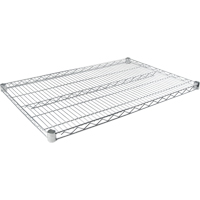 Wire Shelf for Heavy-Duty Chromate Wire Shelving, 48" W x 24" D, 800 lbs. Capacity Fastek