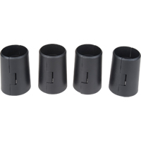 Manchons fendus pour &eacute;tag&egrave;re en treillis chromat&eacute; Fastek