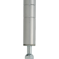 Pieds de nivellement pour &eacute;tag&egrave;re en treillis chromat&eacute; Fastek