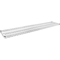 Wire Shelf for Heavy-Duty Chromate Wire Shelving, 60" W x 14" D, 600 lbs. Capacity Fastek
