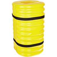 Column Protector, 8" x 8" Inside Opening, 24" L x 24" W x 42" H, Yellow Fastek