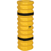 Column Protector, 4" x 6" Inside Opening, 13" L x 13" W x 42" H, Yellow Fastek