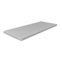 Slotted Angle Shelf, Galvanized Steel, 48" W x 15" D RN158 | Fastek