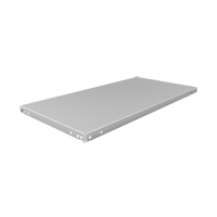 Slotted Angle Shelf, Galvanized Steel, 48" W x 18" D RN159 | Fastek