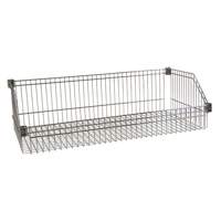 Wire Basket Shelf, 24" W x 48" D, 400 lbs. Capacity Fastek