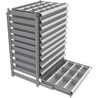 Cabinet d'entreposage à tiroirs intégré Interlok RN755 | Fastek