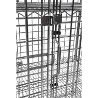 Security Cart, Chrome Plated, 48" x 69" x 24", 500 lbs. Capacity Fastek