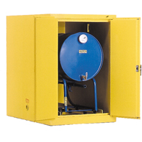 Drum Safety Cabinets, 400 lbs. Cap., Yellow SA068 | Fastek