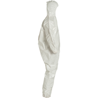 Tychem&reg; 4000 Coveralls, Large, White Fastek
