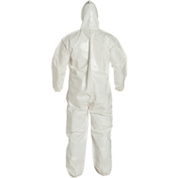 Tychem&reg; 4000 Coveralls, Large, White Fastek