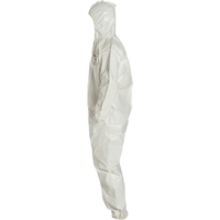 Tychem&reg; 4000 Coveralls, Large, White Fastek