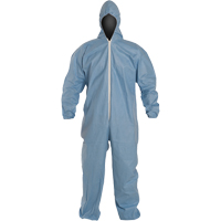 ProShield&reg; 6 SFR Coveralls, Large, Blue, FR Treated Fabric Fastek