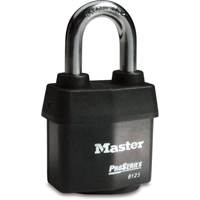 Cadenas Pro-Series Weather Tough, Noir, Cl&eacute;s diff&eacute;rentes, Acier lamin&eacute;, Largeur de 2-3/8" Fastek