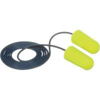 Bouchons d'oreilles d&eacute;tectables E-A-Rsoft, Avec cordon, R&eacute;gulier, Vrac - Sac en poly, NRR dB 32 Fastek