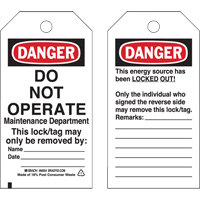 Étiquettes de verrouillage