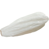 Disposable Sleeves, 18" long, Polyethylene, White Fastek