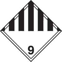 Miscellaneous Danger TDG Shipping Labels, 4" L x 4" W, Black on White SAG884 | Fastek