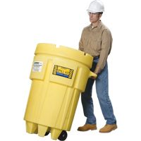 Barils de r&eacute;cup&eacute;ration sur roues Overpack, 95 gal. US, Mobile Fastek