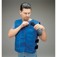 Cooling Vests with Insert Pockets, Large, Royal Blue Fastek