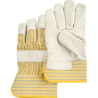 Standard-Duty Dry-Palm Fitters Gloves, X-Large, Grain Cowhide Palm, Cotton Inner Lining Fastek
